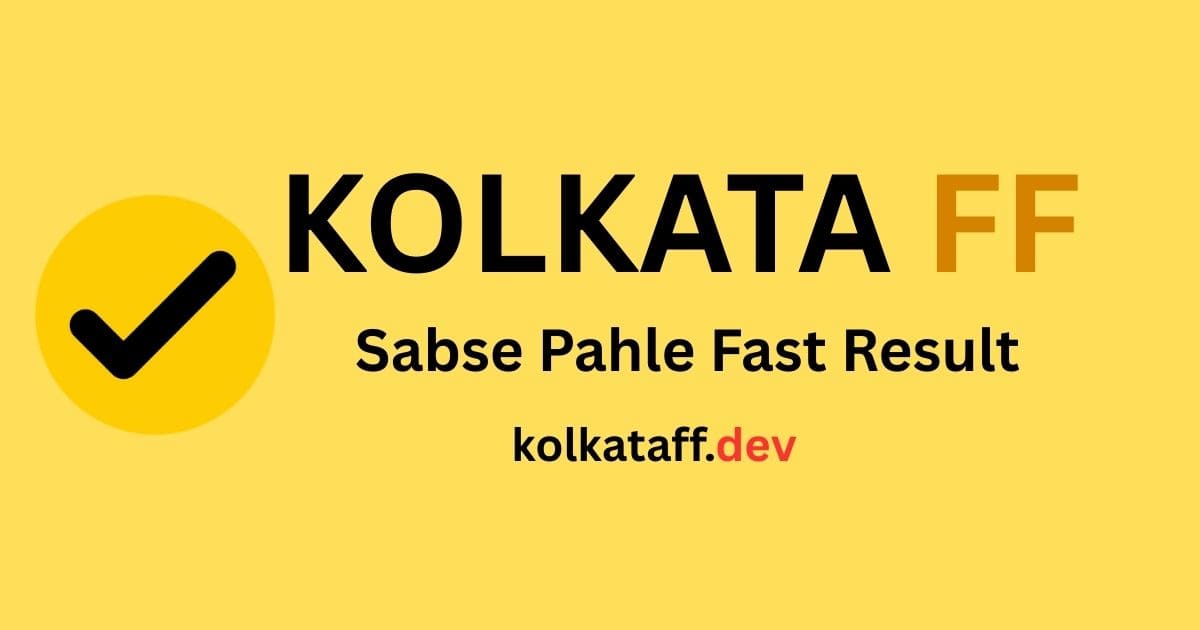 Kolkata FF Result Today❤️ (13 August 2026) Fatafat Tips, Chart